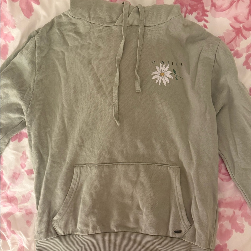 O’Neill pale green flower surf hoodie